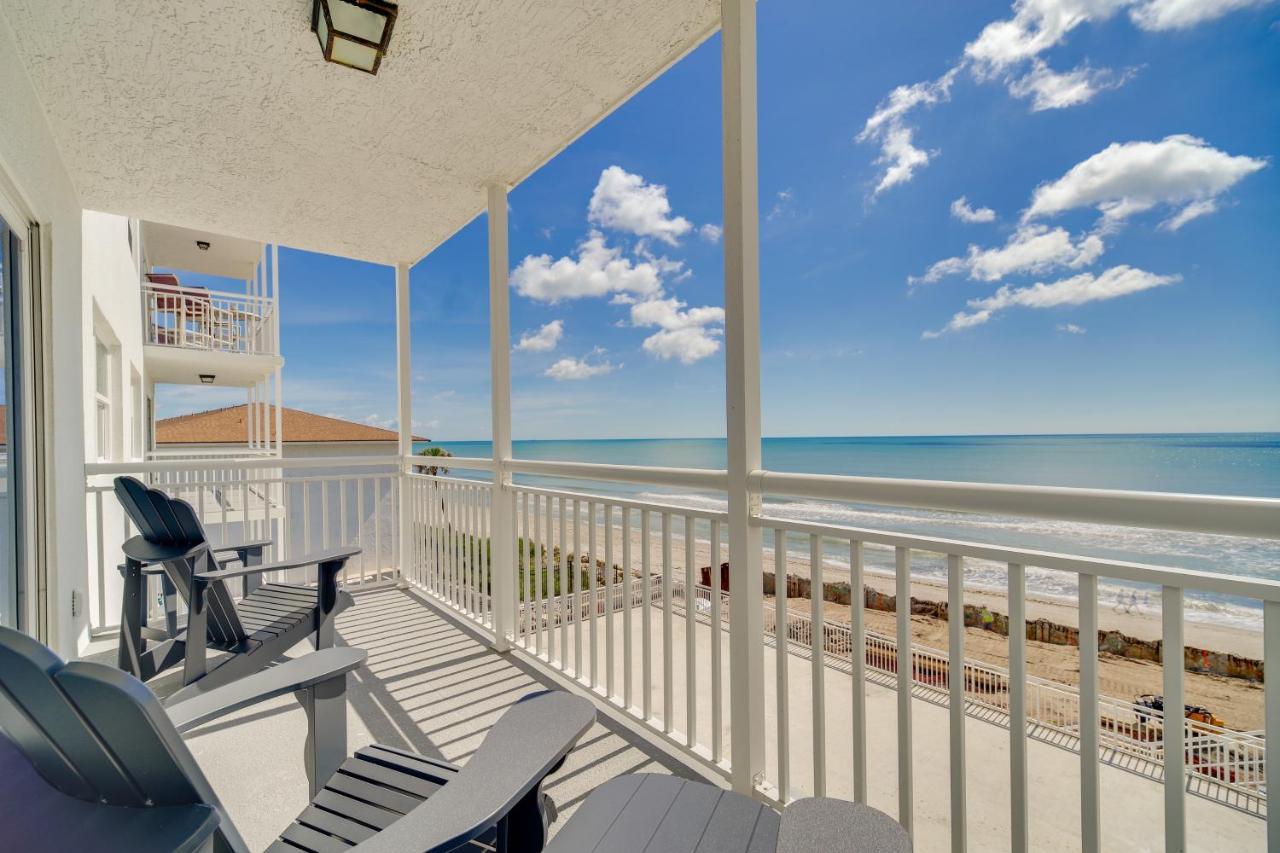 Oceanfront Satellite Beach Condo With Balcony, Views Eksteriør billede