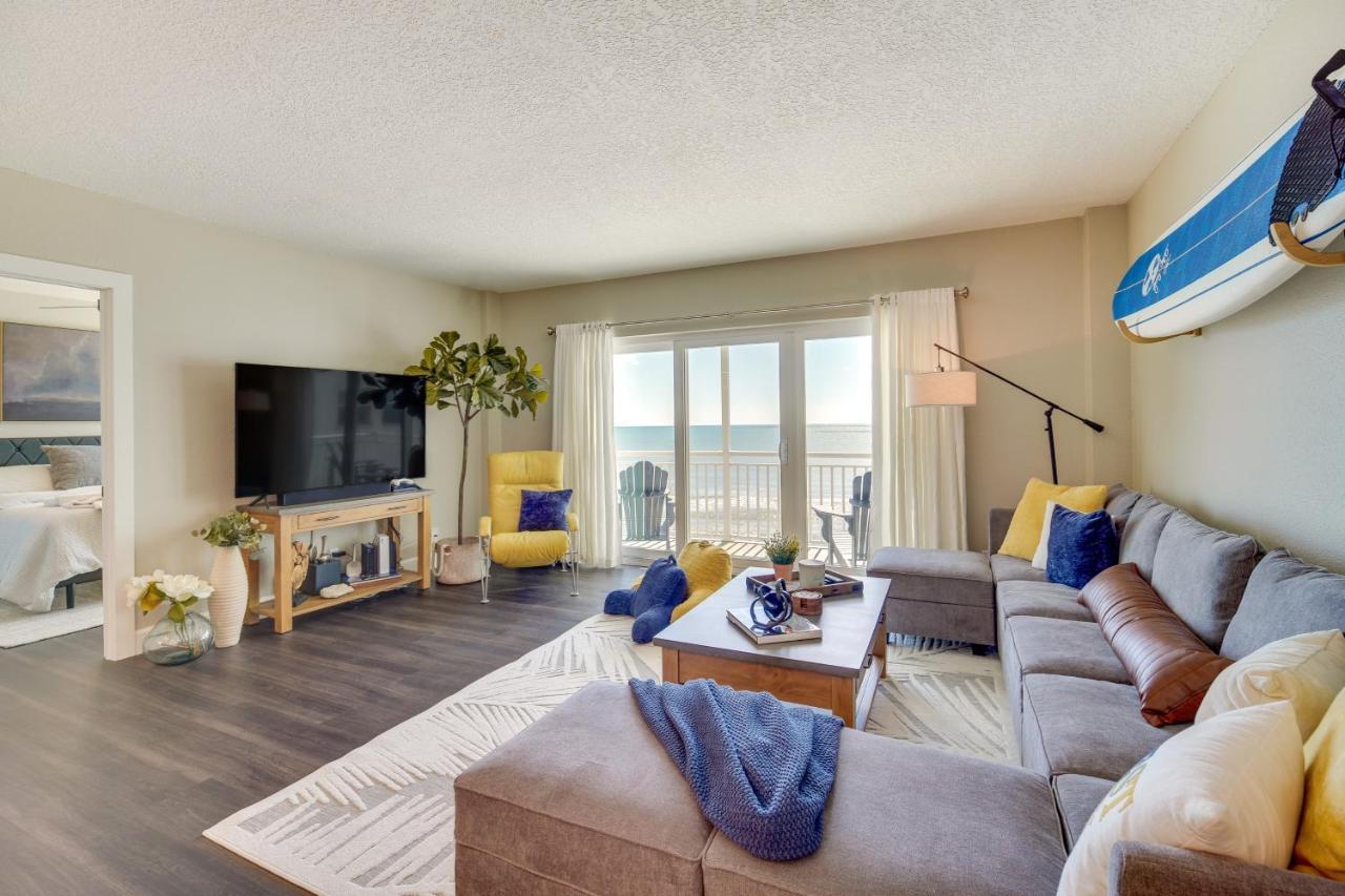 Oceanfront Satellite Beach Condo With Balcony, Views Eksteriør billede